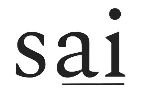 Sai Company Logo. The letters s,a,i.